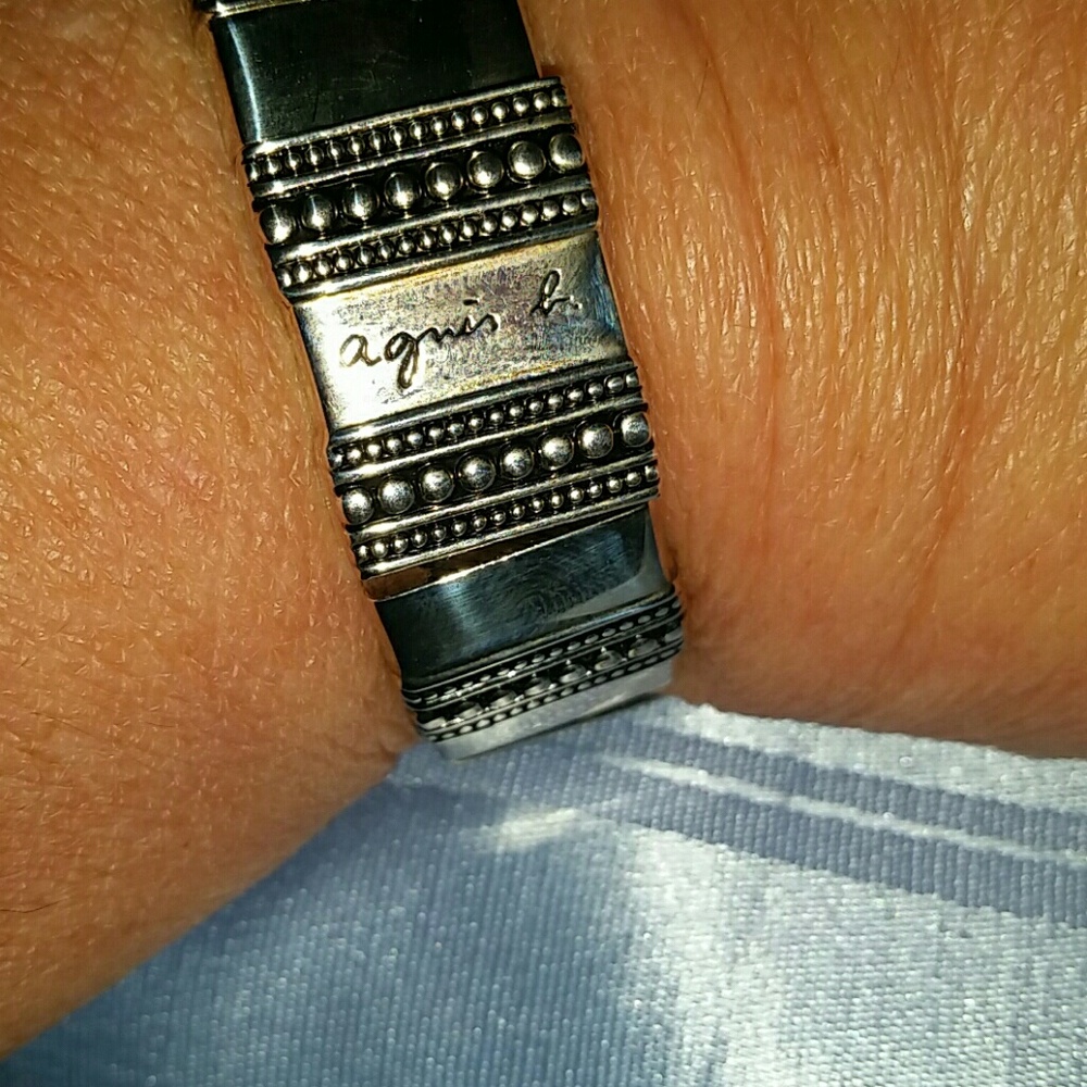 Agnes b silver bracelet